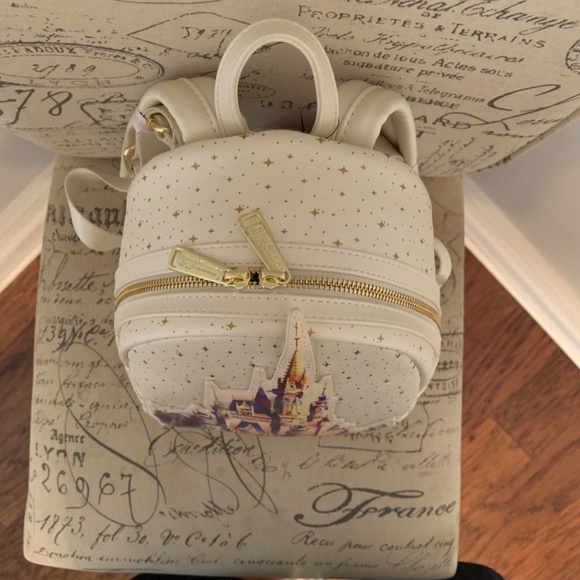 LoungeFly Disney Castle 50th Year Anniversary Mini Backpack main image 4